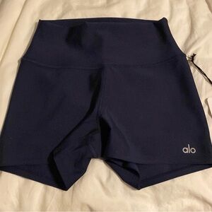 ALO Yoga Navy Blue Women's Shorts